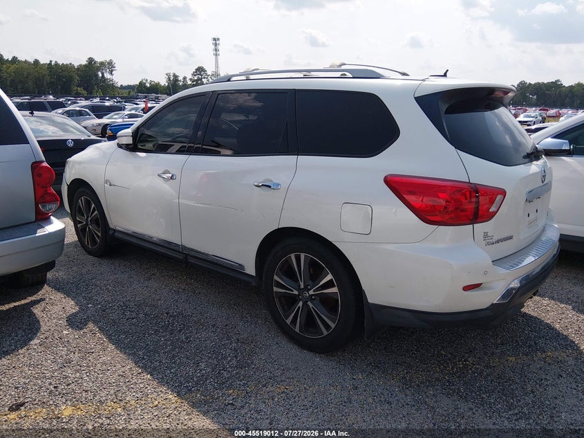 Vin: 5n1dr2mn9hc902175, lot: 46017228, nissan pathfinder platinum 20173