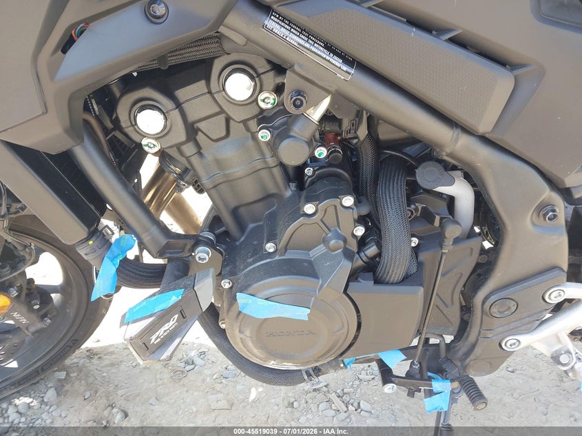 2025 Honda Cb500 F VIN: MLHPC7159S5100948 Lot: 45519039