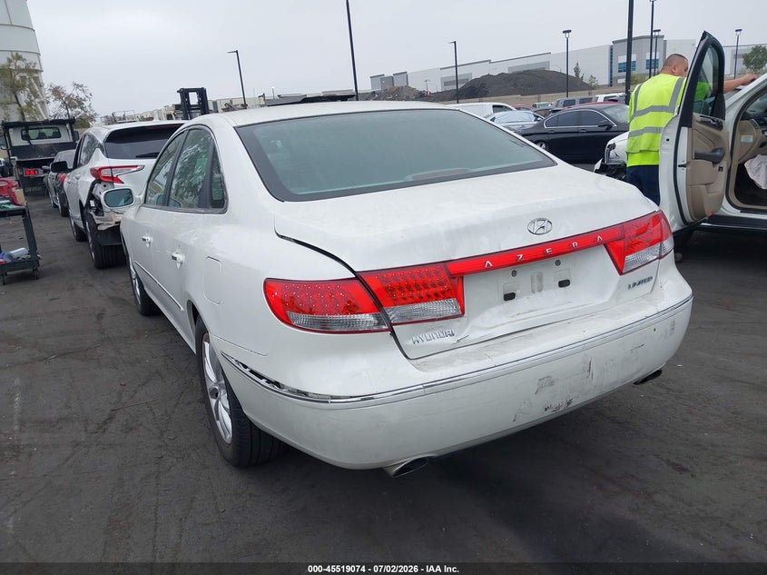 2007 Hyundai Azera Limited/Se VIN: KMHFC46F07A184991 Lot: 45519074