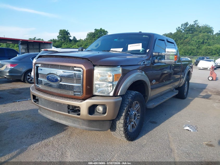 Vin: 1ft7w2bt7cec60449, lot: 46017305, ford super duty f-250 srw king ranch/lariat/xl/xlt 20122