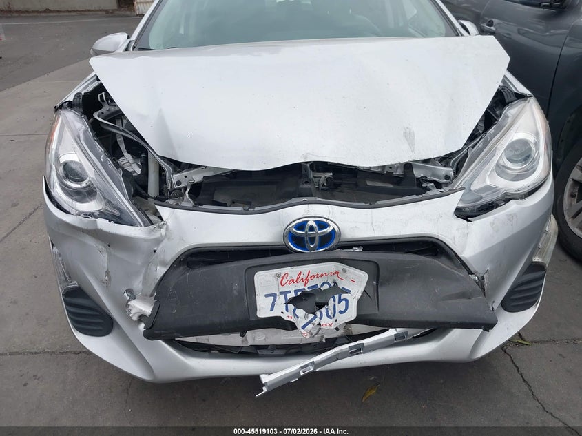 2016 Toyota Prius C Two VIN: JTDKDTB37G1125944 Lot: 45519103