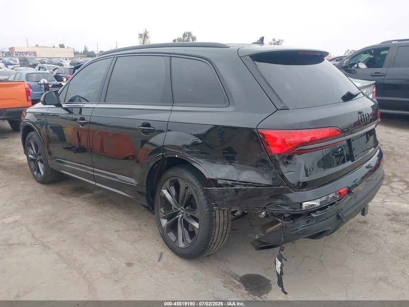 Vin: wa1lvbf76sd031242, lot: 46017406, audi q7 premium plus 55 tfsi quattro tiptronic 20253