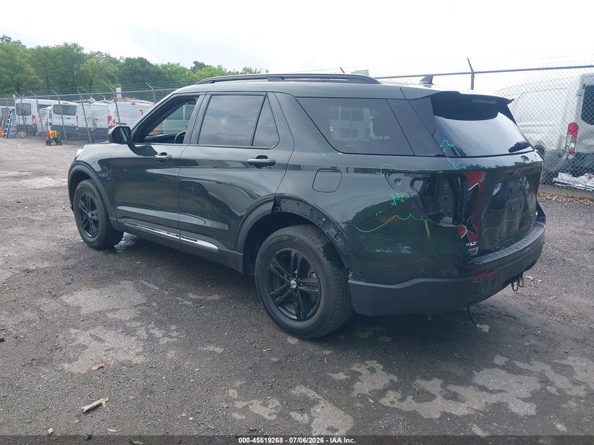 Vin: 1fmsk8dh6ngc39645, lot: 46017484, ford explorer xlt 20223