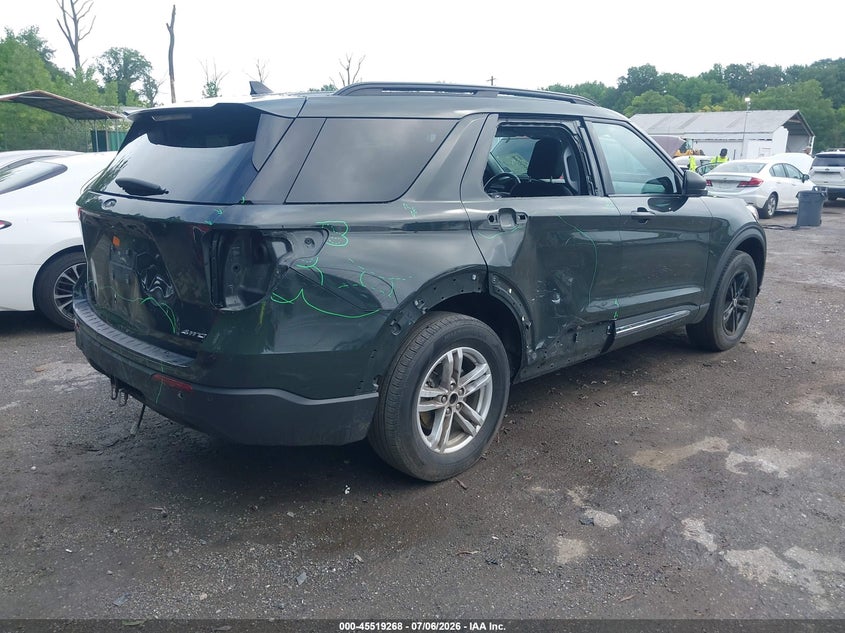 Vin: 1fmsk8dh6ngc39645, lot: 46017484, ford explorer xlt 20224