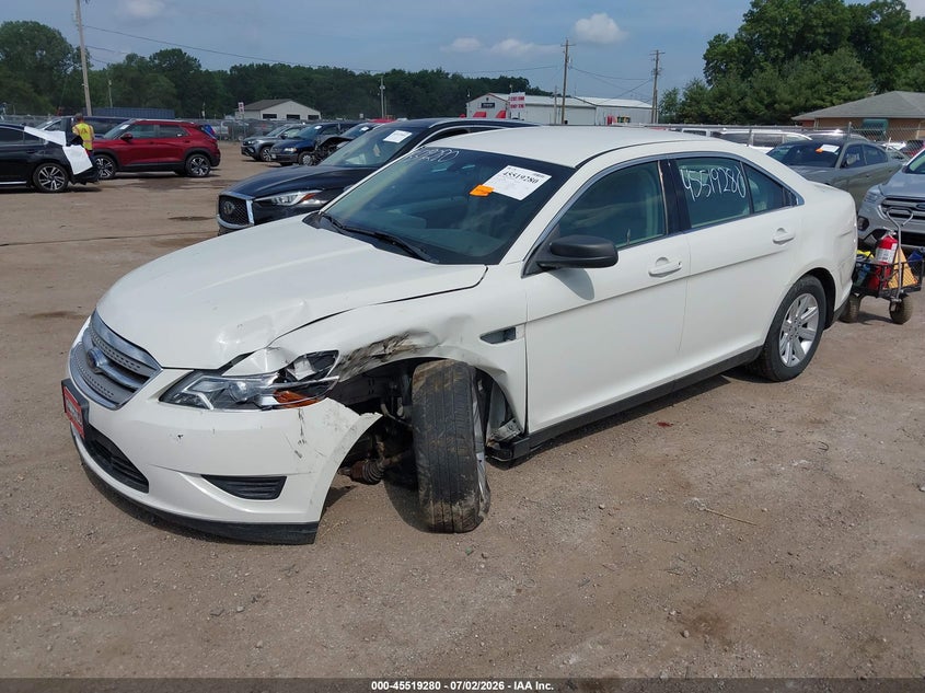 Vin: 1fahp2dw7ag140246, lot: 46017497, ford taurus se 20102