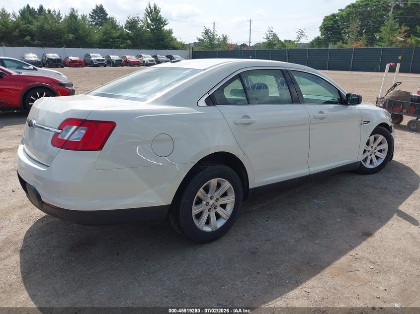 Vin: 1fahp2dw7ag140246, lot: 46017497, ford taurus se 20104