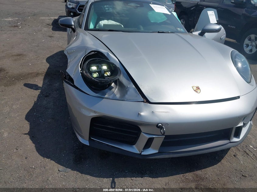 2026 Porsche 911 Carrera/Carrera T VIN: WP0AA2A90TS206843 Lot: 45519294