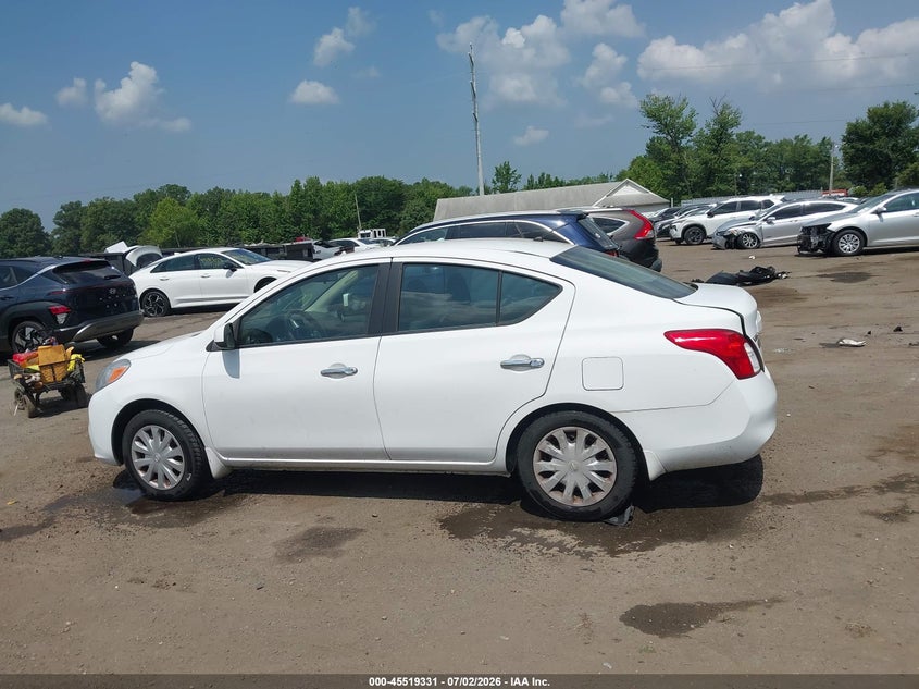2012 NISSAN VERSA SEDAN 1.6L I-4 DOHC, VVT, 109HP