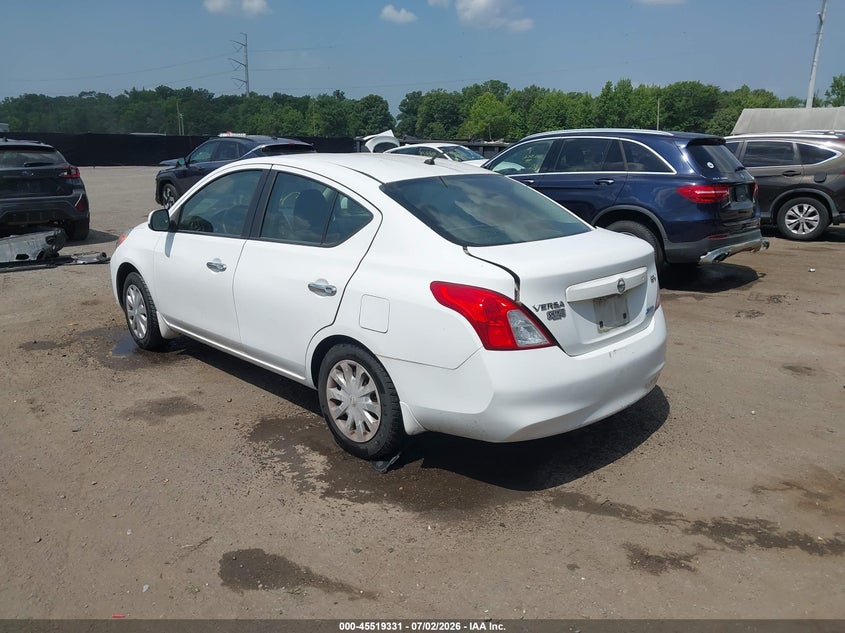 Vin: 3n1cn7ap9cl841909, lot: 46017547, nissan versa 1.6 sv 20123