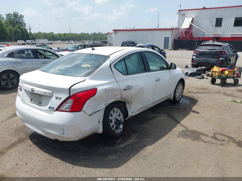 Vin: 3n1cn7ap9cl841909, lot: 46017547, nissan versa 1.6 sv 20124
