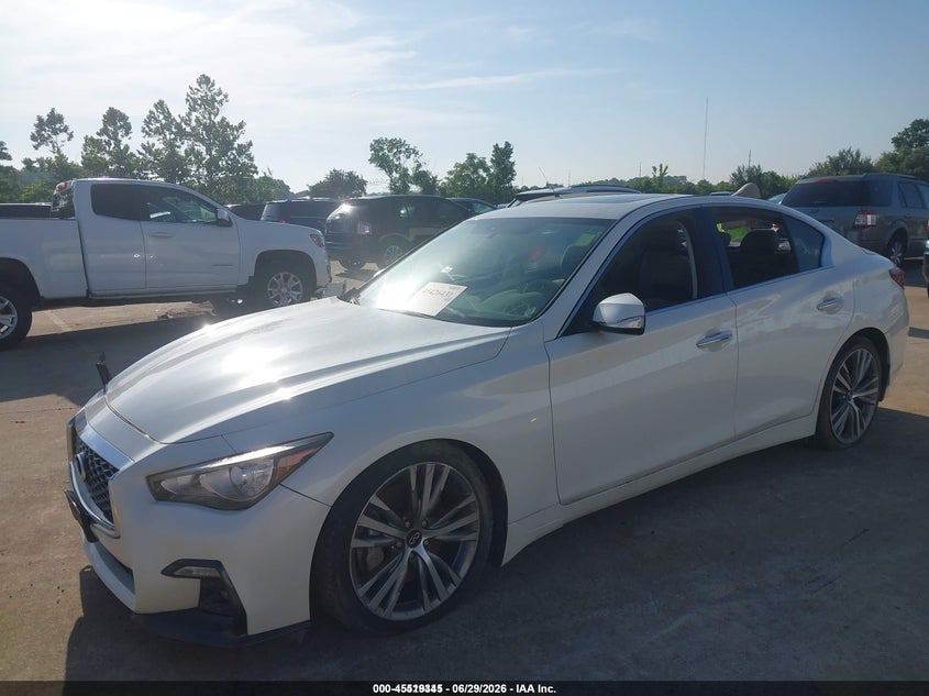 Vin: jn1ev7ap9jm358299, lot: 46017561, infiniti q50 3.0t sport 20182