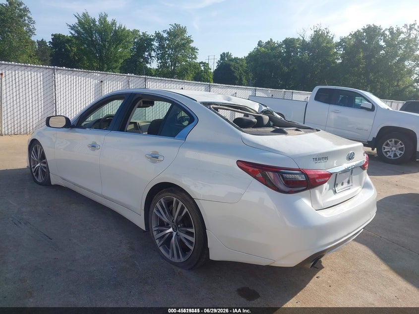 Vin: jn1ev7ap9jm358299, lot: 46017561, infiniti q50 3.0t sport 20183