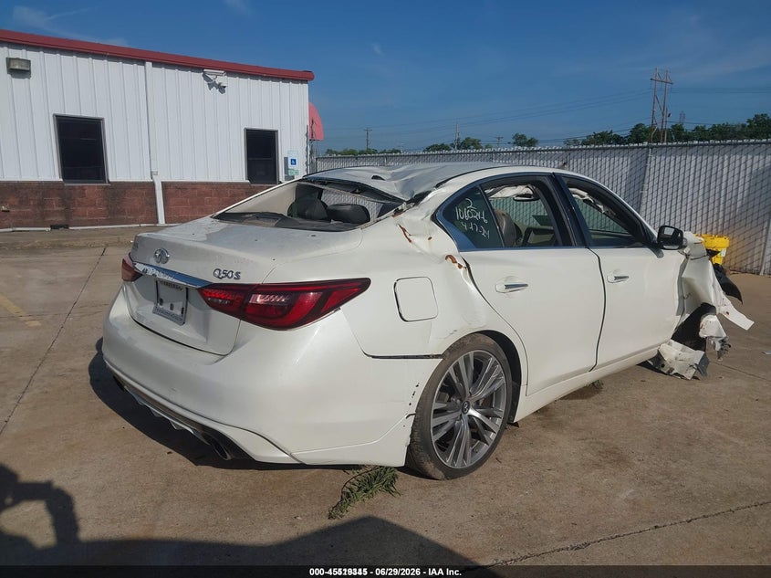 Vin: jn1ev7ap9jm358299, lot: 46017561, infiniti q50 3.0t sport 20184