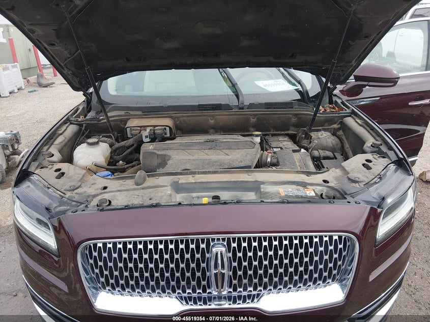 2020 Lincoln Nautilus Reserve VIN: 2LMPJ8KPXLBL10180 Lot: 45519354
