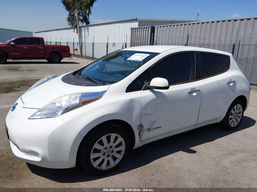 2016 Nissan Leaf S VIN: 1N4AZ0CP7GC306209 Lot: 45519357