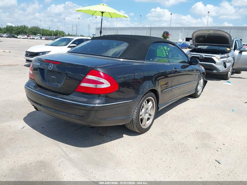2004 Mercedes-Benz Clk 500 VIN: WDBTK75G04T009600 Lot: 45519366