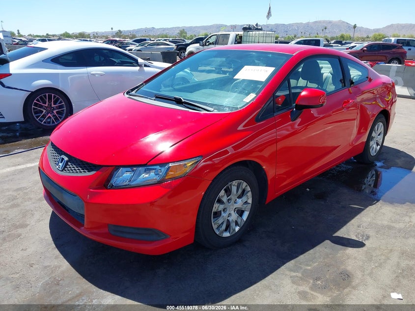 2012 Honda Civic, Left Side, IAAI, VIN 2HGFG3B55CH557066 — photo 2