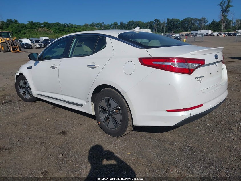 Vin: knagm4ad0c5019101, lot: 46017665, kia optima hybrid ex 20123