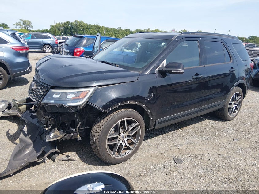 Vin: 1fm5k8gt0kgb50811, lot: 46017674, ford explorer sport 20192