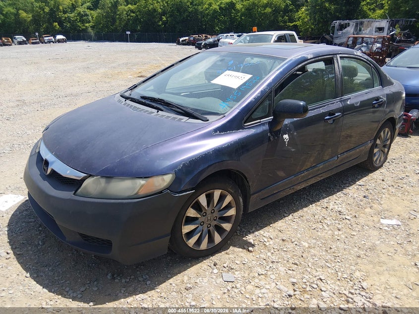 2009 Honda Civic Ex-L 2HGFA16939H525664 photo 1