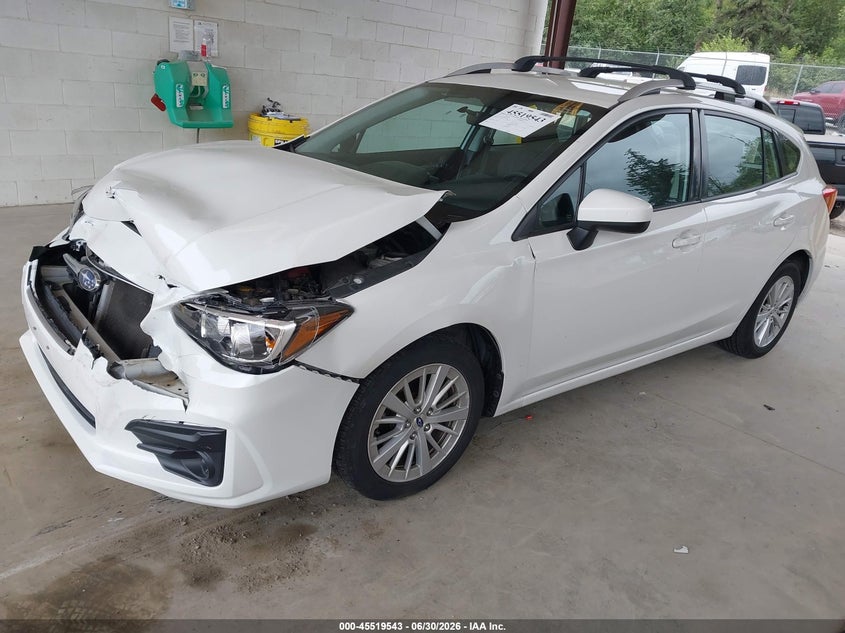 Vin: 4s3gtab60h3735665, lot: 46017759, subaru impreza 2.0i premium 20172