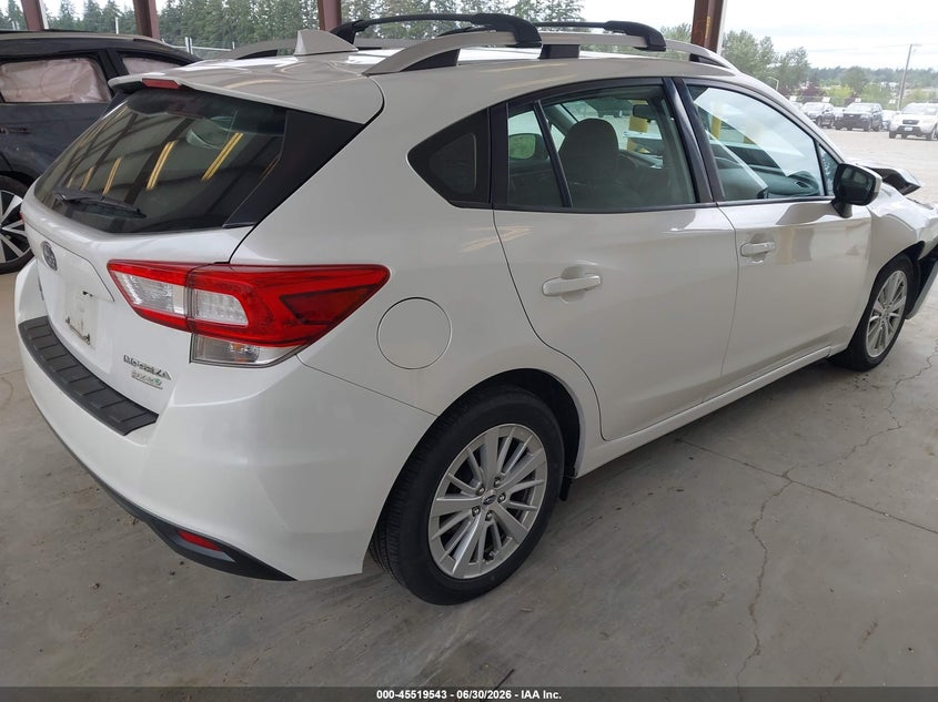 Vin: 4s3gtab60h3735665, lot: 46017759, subaru impreza 2.0i premium 20174