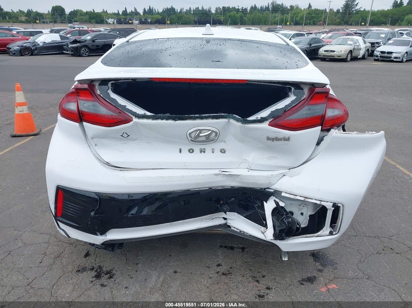 2018 Hyundai Ioniq Hybrid Limited VIN: KMHC85LC9JU065024 Lot: 45519551