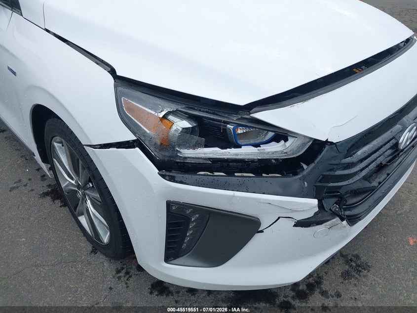 2018 Hyundai Ioniq Hybrid Limited VIN: KMHC85LC9JU065024 Lot: 45519551