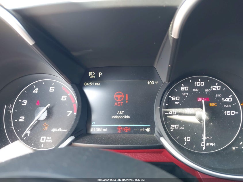 2020 ALFA ROMEO GIULIA auction photo 7
