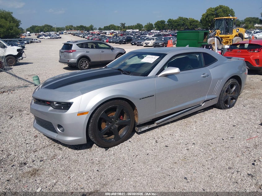 2015 Chevrolet Camaro, Left Side, IAAI, VIN 2G1FD1E35F9301216 — photo 2