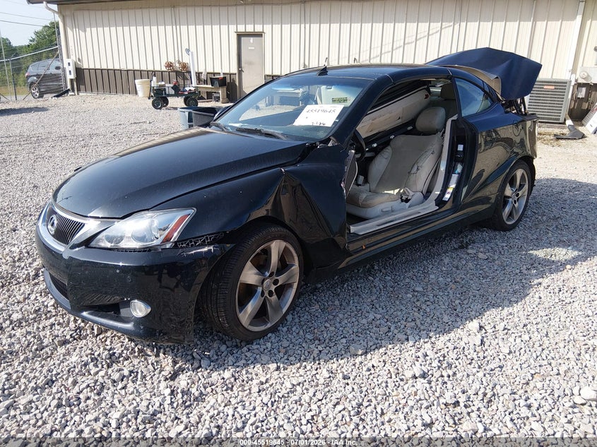 Vin: jthff2c27a2512070, lot: 46017861, lexus is 250c 20102