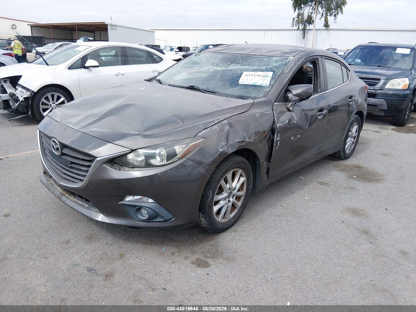 Vin: jm1bm1x77g1283071, lot: 46017862, mazda mazda3 i grand touring 20162