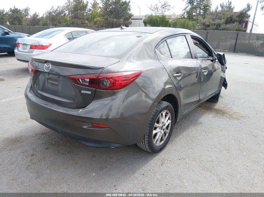 Vin: jm1bm1x77g1283071, lot: 46017862, mazda mazda3 i grand touring 20164