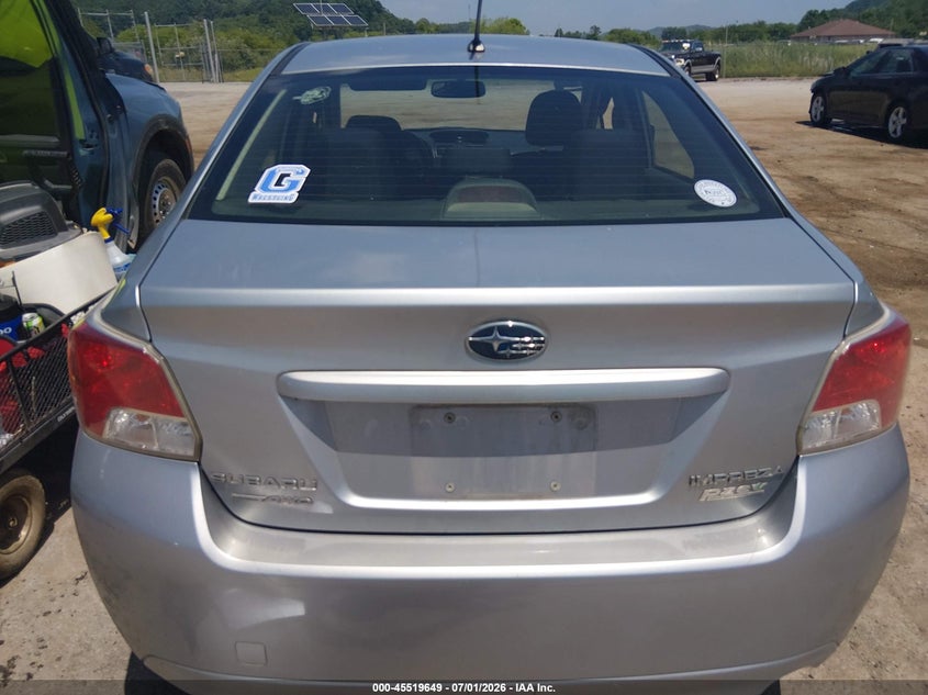 2014 SUBARU IMPREZA SEDAN 2.0L H-4 DOHC, VVT, 148HP