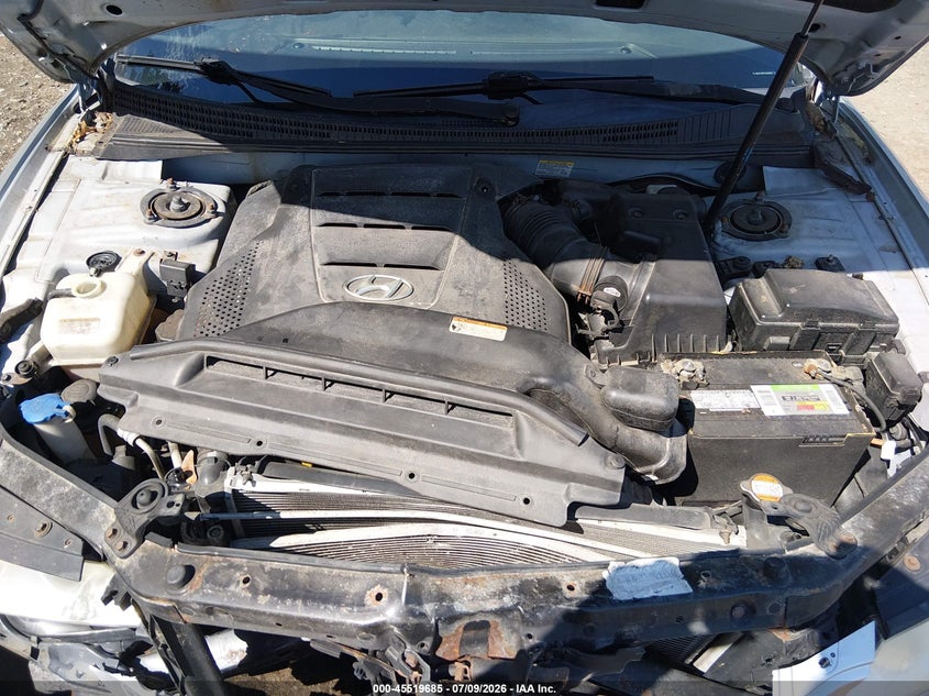 2009 Hyundai Azera Gls VIN: KMHFC46D79A380637 Lot: 45519685
