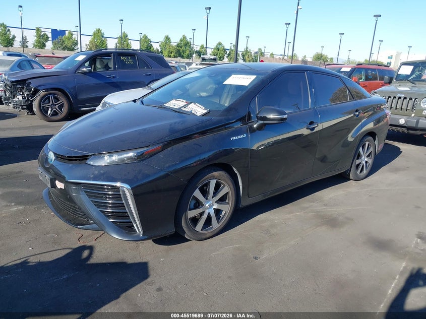 Vin: jtdbvrbdxka007078, lot: 46017905, toyota mirai 20192