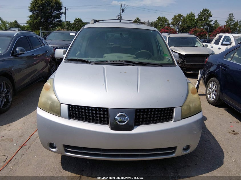 2004 Nissan Quest 3.5 Se VIN: 5N1BV28U74N324032 Lot: 45519699