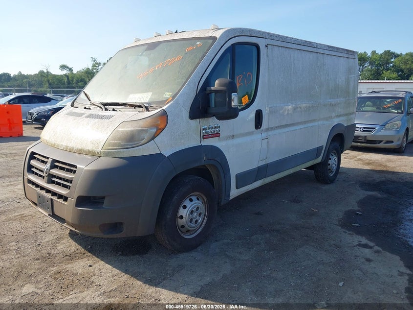 2017 Ram Promaster 1500 Low Roof 136 Wb 3C6TRVAG0HE536260 photo 1