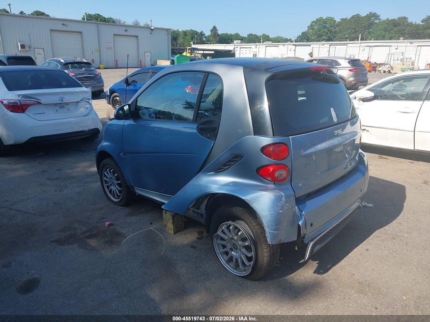 2013 Smart Fortwo Passion VIN: WMEEJ3BA1DK601472 Lot: 45519743