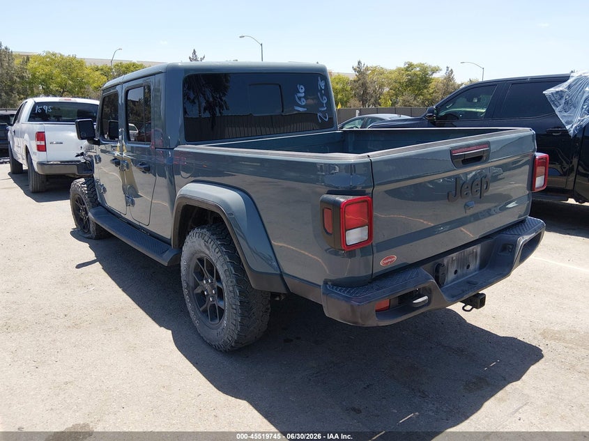 Vin: 1c6pjtag3sl551069, lot: 46017962, jeep gladiator high tide 20253