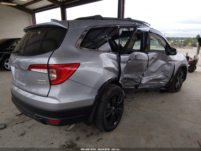 2021 HONDA PILOT auction photo 4
