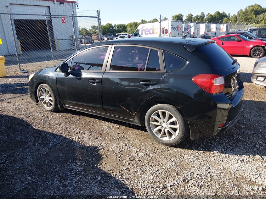 Vin: jf1gpab61ch241241, lot: 46018006, subaru impreza 2.0i premium 20123