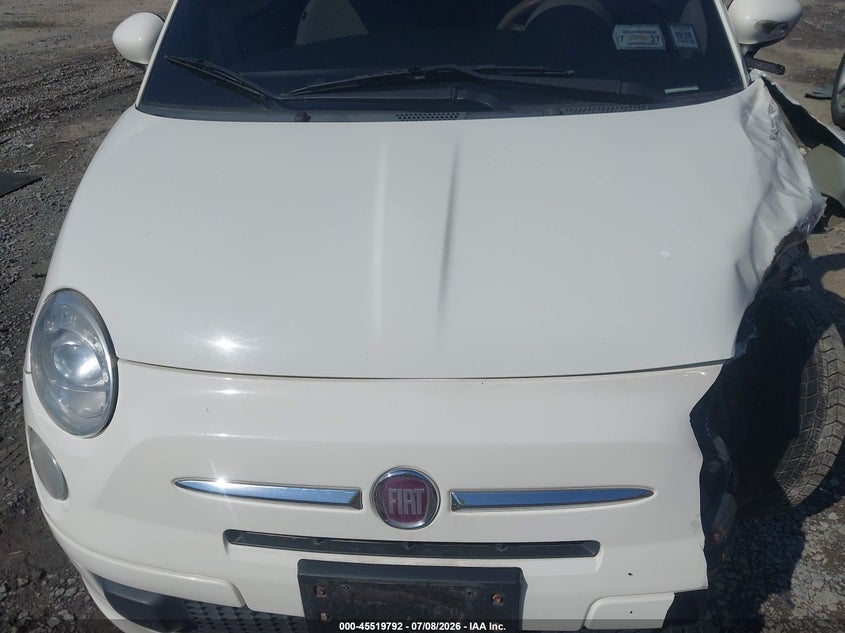 2012 Fiat 500 Pop VIN: 3C3CFFAR0CT203266 Lot: 45519792