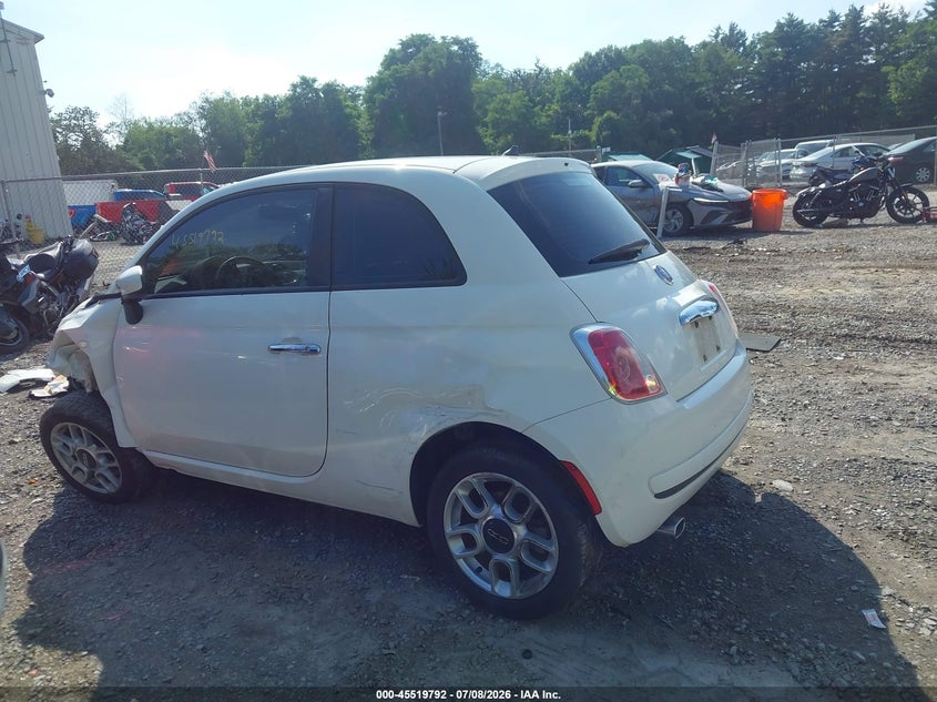 2012 Fiat 500 Pop VIN: 3C3CFFAR0CT203266 Lot: 45519792