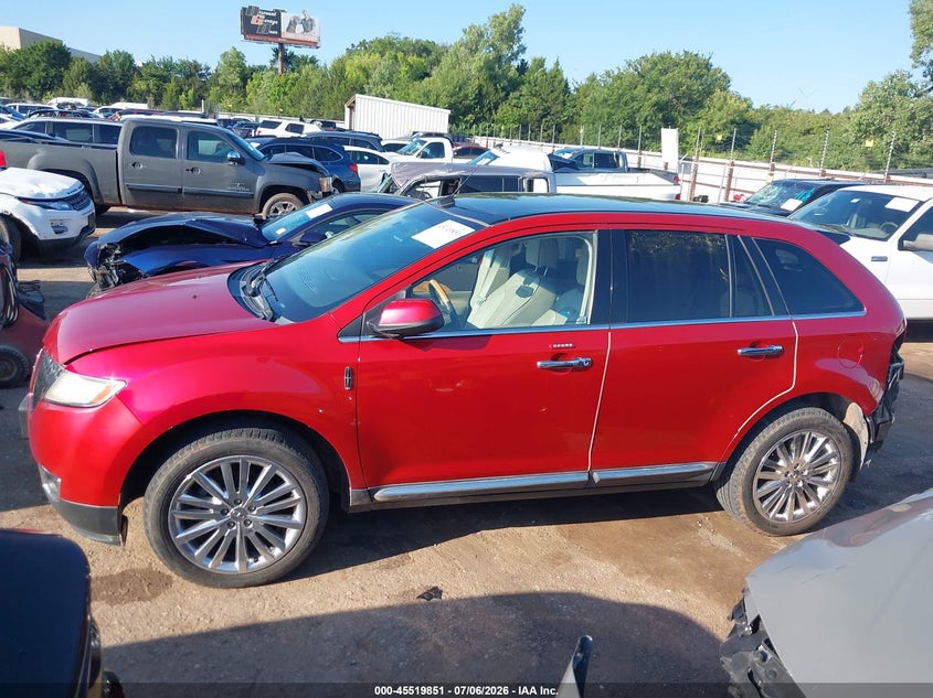 2011 Lincoln Mkx VIN: 2LMDJ6JK8BBJ24360 Lot: 45519851