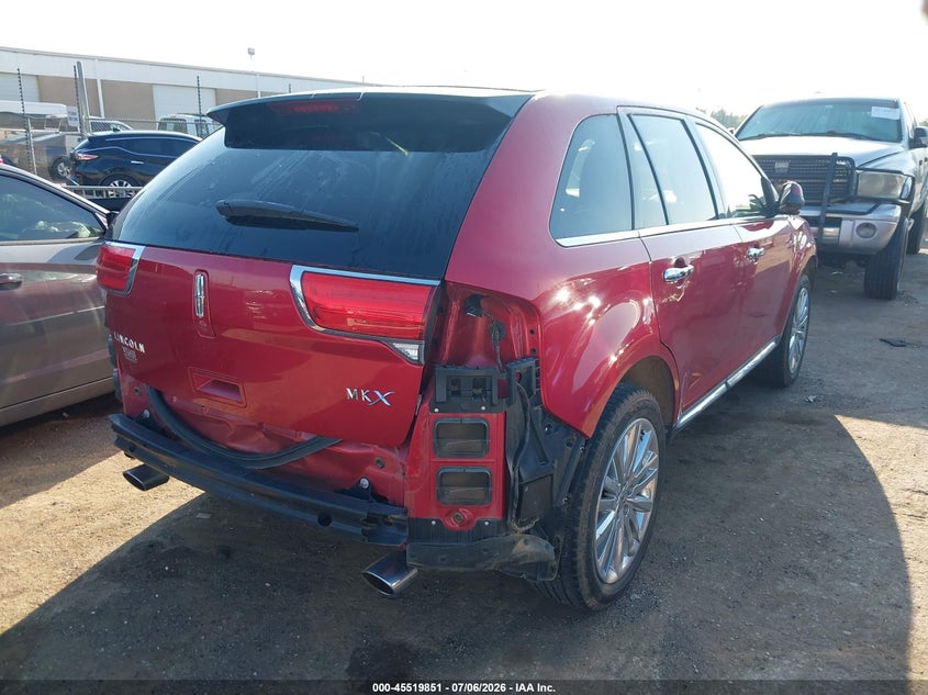 Vin: 2lmdj6jk8bbj24360, lot: 46018067, lincoln mkx 20114