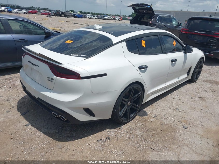Vin: knae15la0m6097317, lot: 46018086, kia stinger gt-line 20214