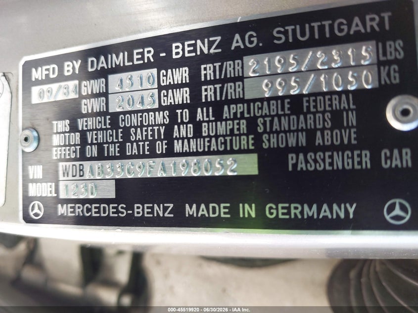 Фото 9 - MERCEDES-BENZ 300