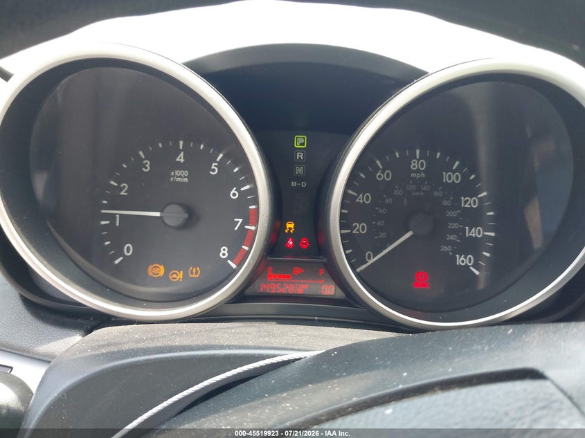 2010 MAZDA 3 SEDAN 2.0L I-4 DOHC, 144HP