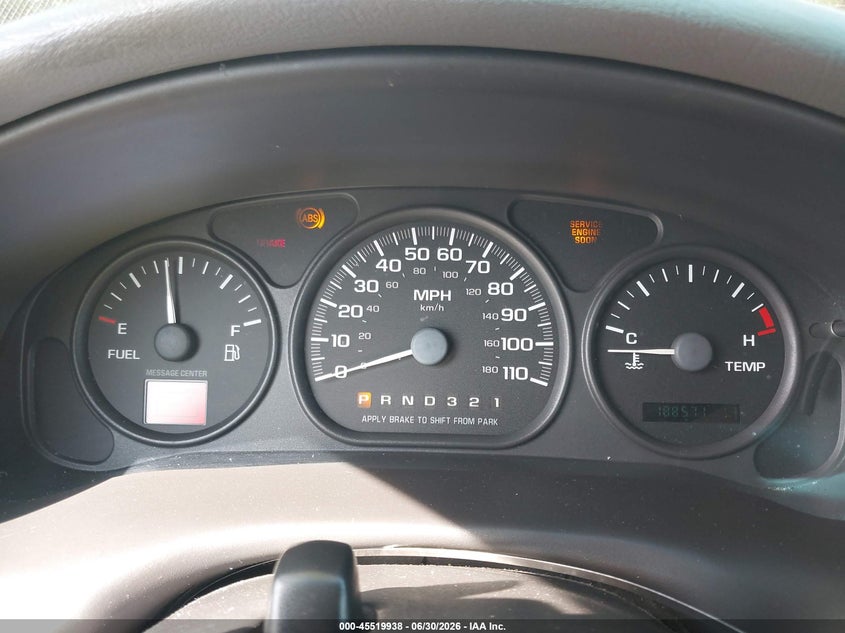 2001 CHEVROLET VENTURE auction photo 7